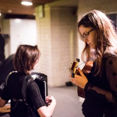 Playing Mandolin